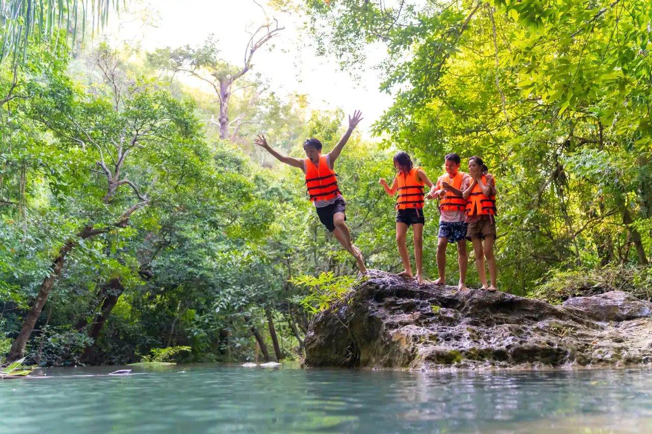 Persiapan Body Rafting Green Canyon